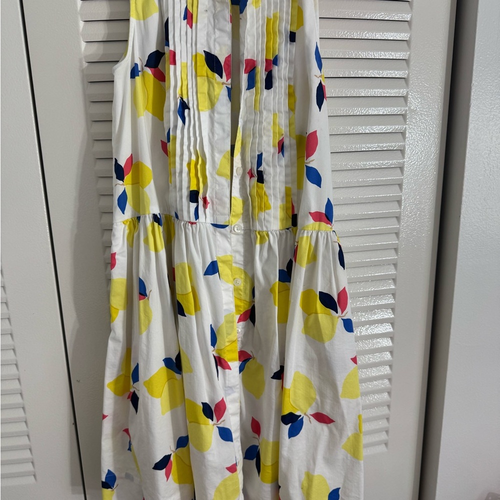 Kate Spade Multicolor Leaf Print Dress